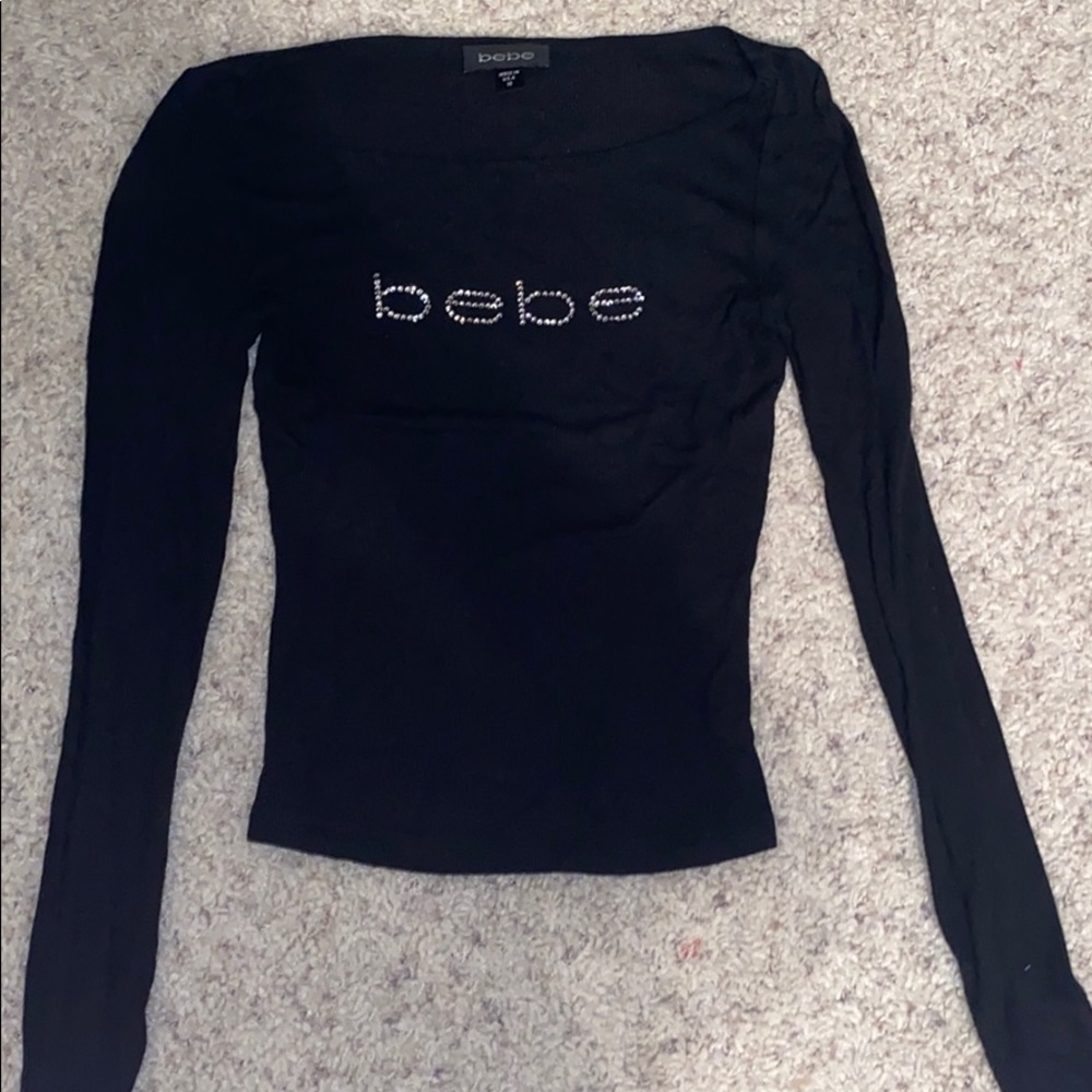 Bebe long sleeve body con top